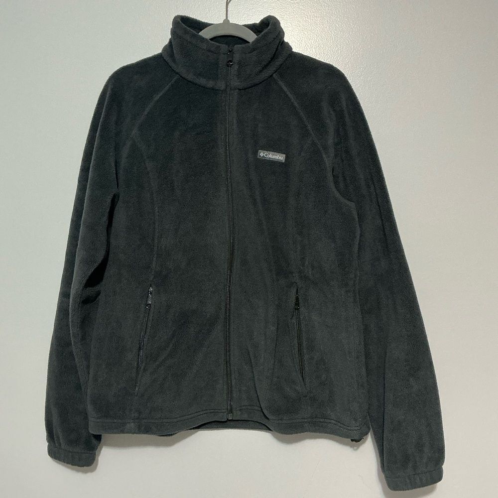 Columbia ladies black Fleece Jacket size XL